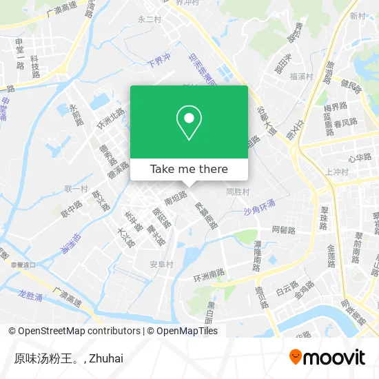 原味汤粉王。 map