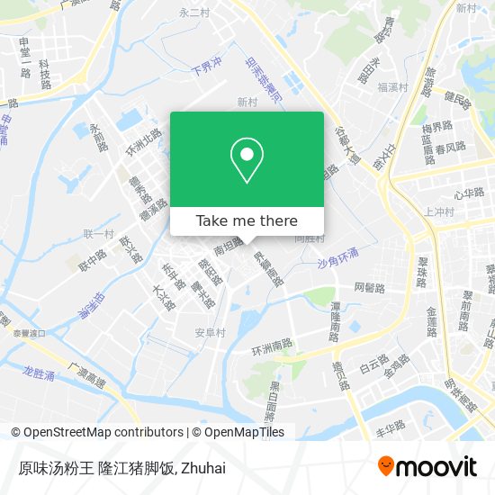原味汤粉王 隆江猪脚饭 map