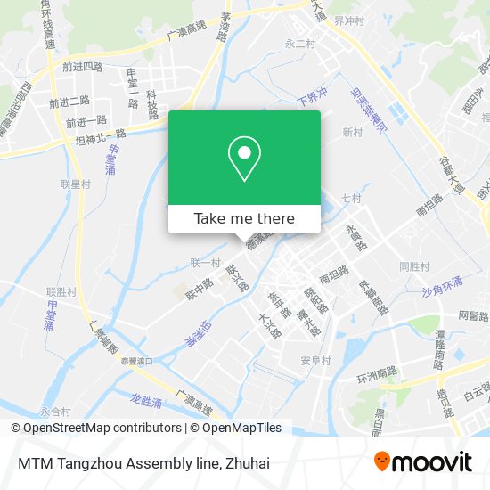 MTM Tangzhou Assembly line map
