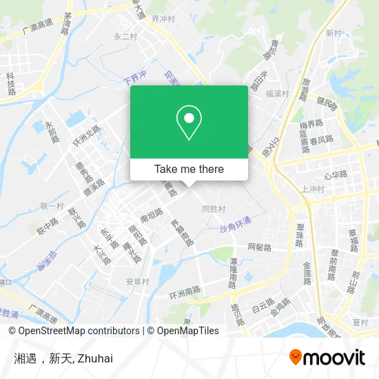 湘遇，新天 map