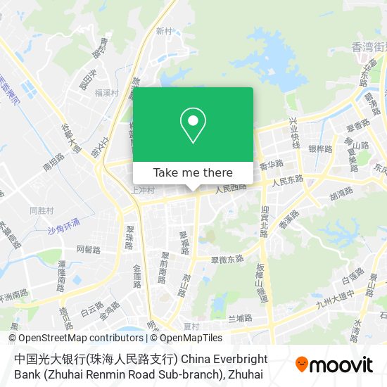 中国光大银行(珠海人民路支行) China Everbright Bank (Zhuhai Renmin Road Sub-branch) map