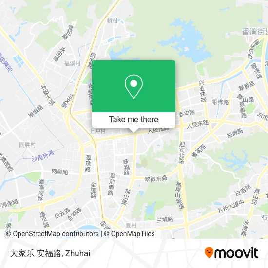 大家乐 安福路 map
