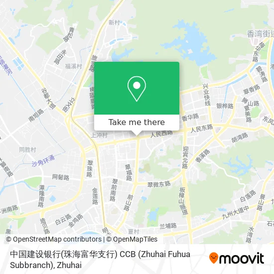 中国建设银行(珠海富华支行) CCB (Zhuhai Fuhua Subbranch) map