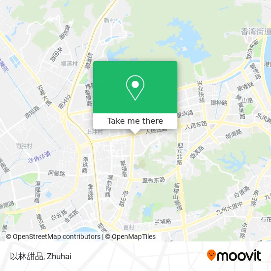 以林甜品 map