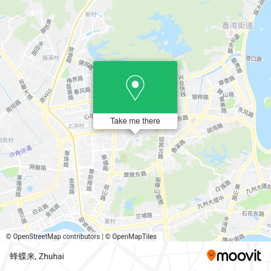 蜂蝶来 map