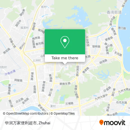 华润万家便利超市 map