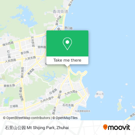 石景山公园 Mt Shijing Park map