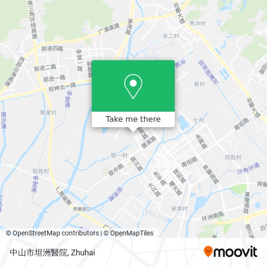 中山市坦洲醫院 map
