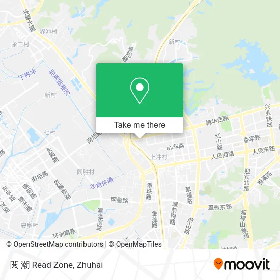 閱 潮 Read Zone map
