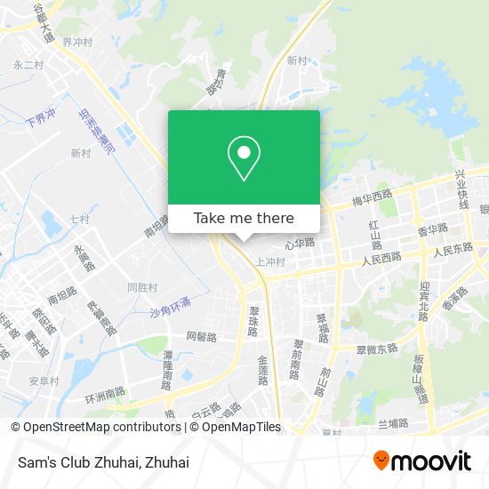 Sam's Club Zhuhai map