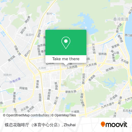 蝶恋花咖啡厅（体育中心分店） map