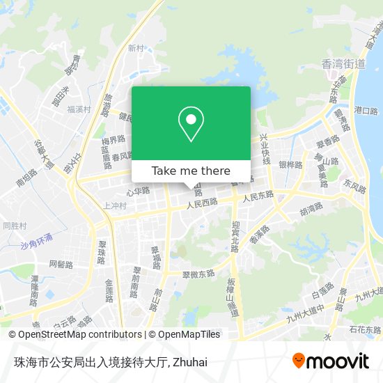 珠海市公安局出入境接待大厅 map