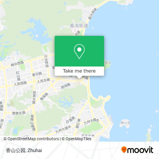 香山公园 map