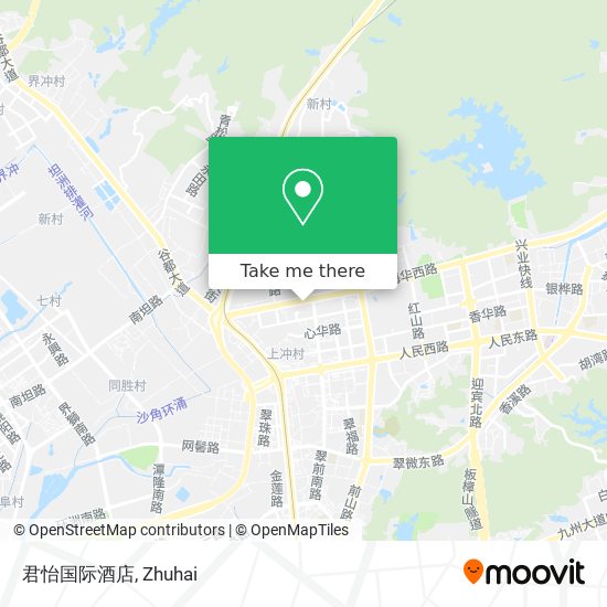 君怡国际酒店 map