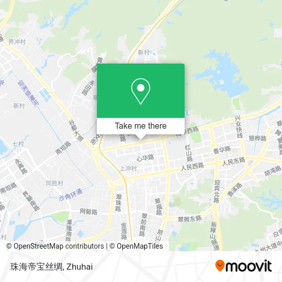 珠海帝宝丝绸 map