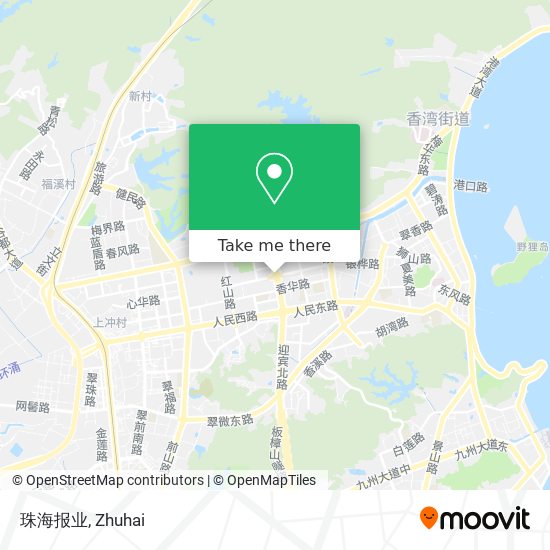 珠海报业 map