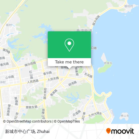 新城市中心广场 map