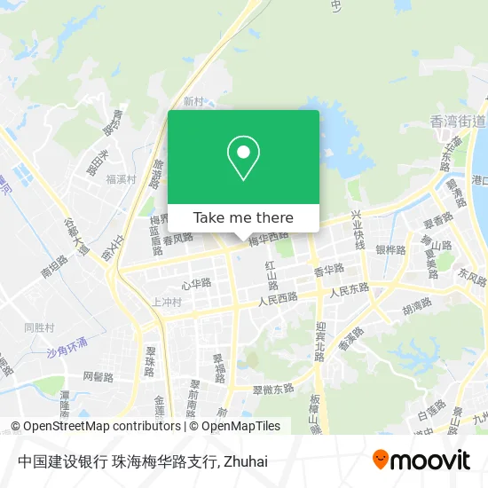 中国建设银行 珠海梅华路支行 map