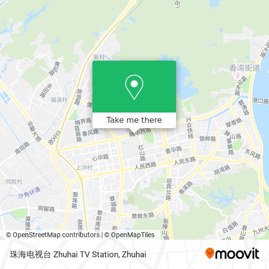 珠海电视台 Zhuhai TV Station map