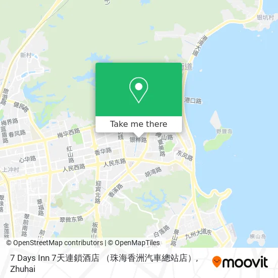 7 Days Inn 7天連鎖酒店 （珠海香洲汽車總站店） map