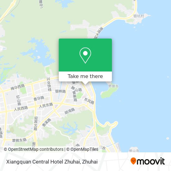 Xiangquan Central Hotel Zhuhai map