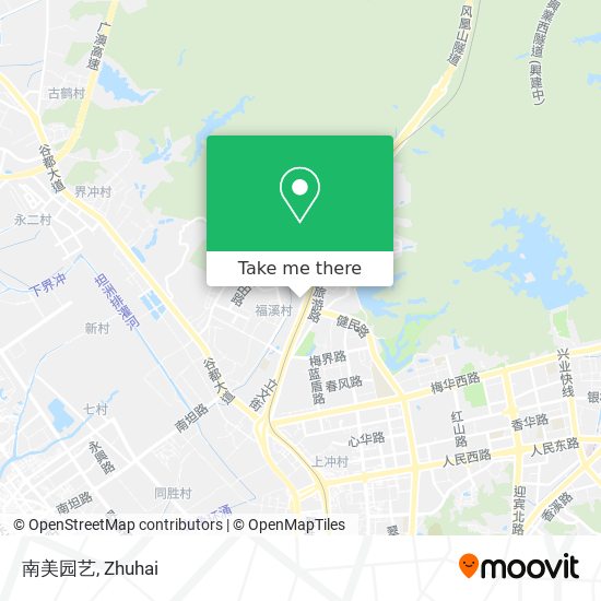 南美园艺 map