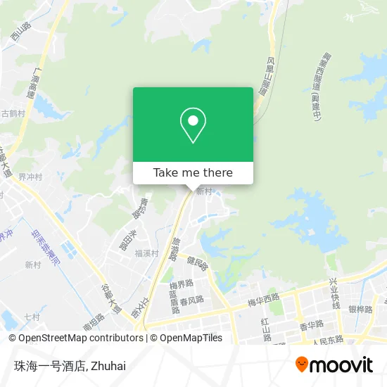 珠海一号酒店 map