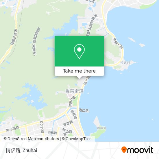 情侶路 map