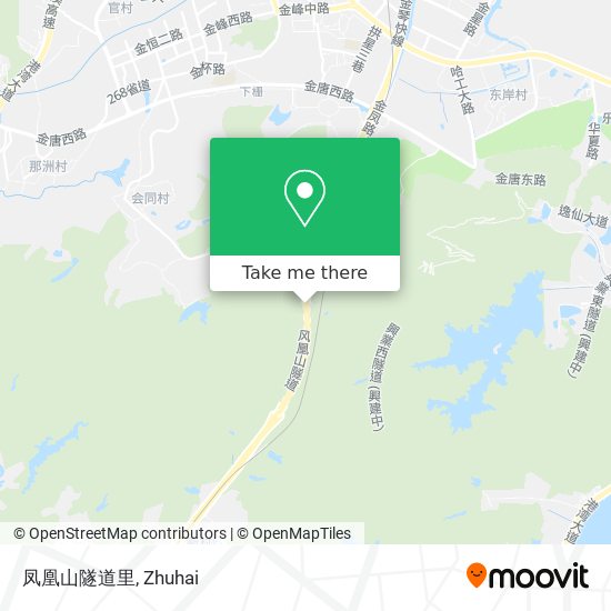 凤凰山隧道里 map