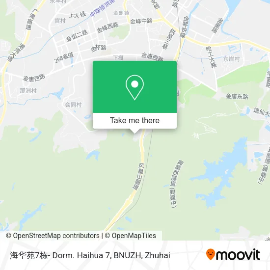 海华苑7栋- Dorm. Haihua 7, BNUZH map