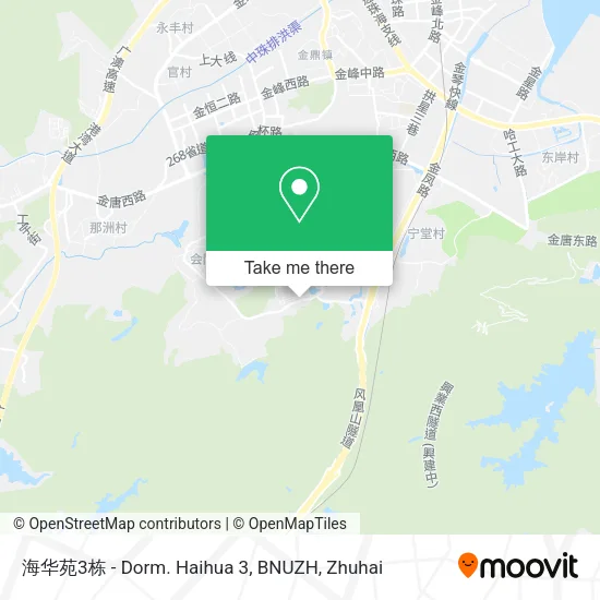 海华苑3栋 - Dorm. Haihua 3, BNUZH map
