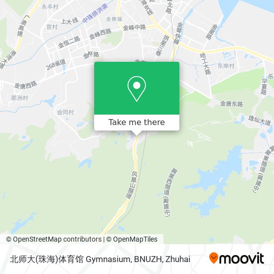 北师大(珠海)体育馆 Gymnasium, BNUZH map