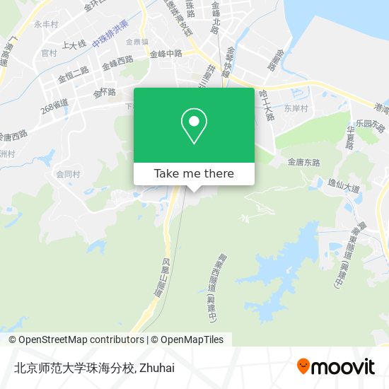 北京师范大学珠海分校 map