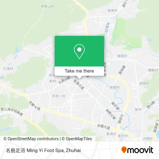 名藝足浴 Ming Yi Foot Spa map