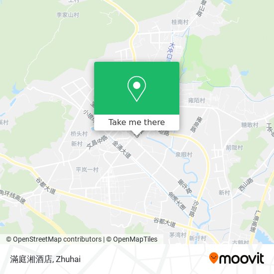 滿庭湘酒店 map