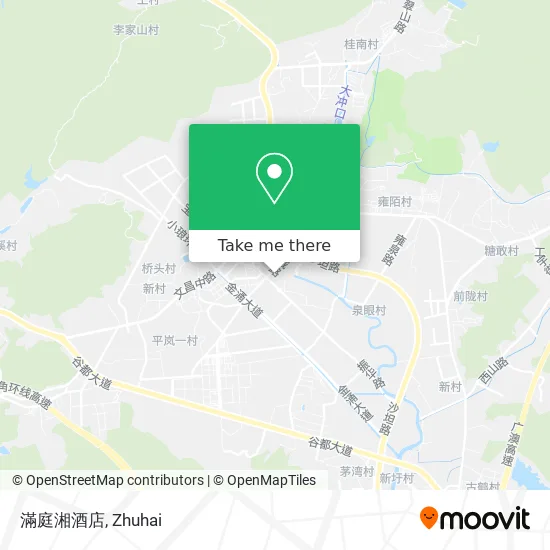 滿庭湘酒店 map