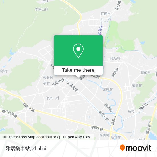 雅居樂車站 map