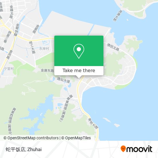 蛇平饭店 map