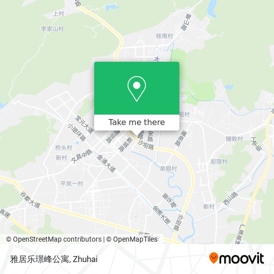 雅居乐璟峰公寓 map
