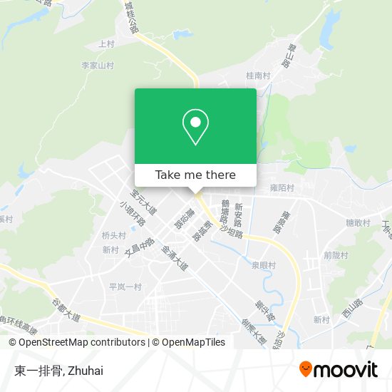 東一排骨 map