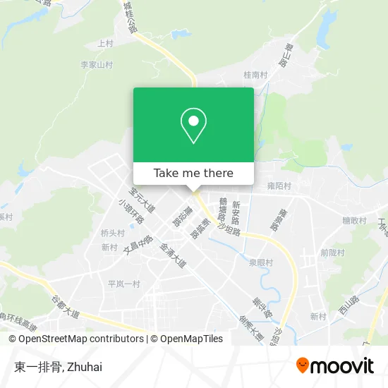 東一排骨 map