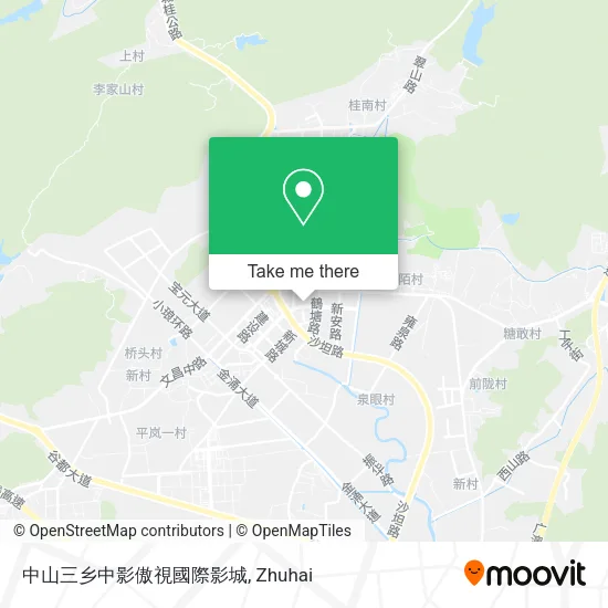 中山三乡中影傲視國際影城 map