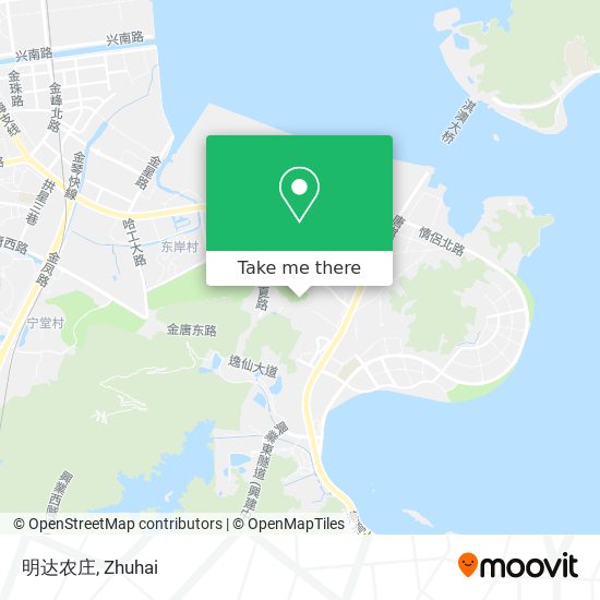 明达农庄 map