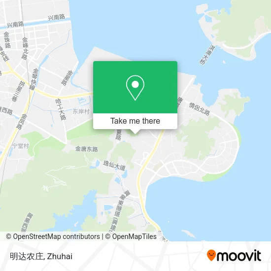 明达农庄 map
