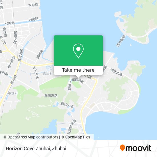 Horizon Cove Zhuhai map