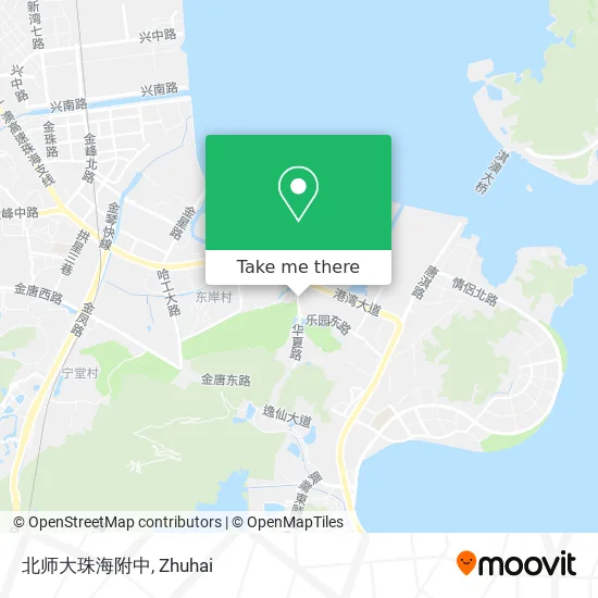 北师大珠海附中 map