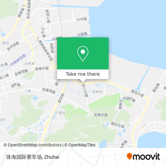 珠海国际赛车场 map