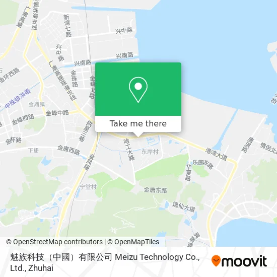魅族科技（中國）有限公司 Meizu Technology Co., Ltd. map