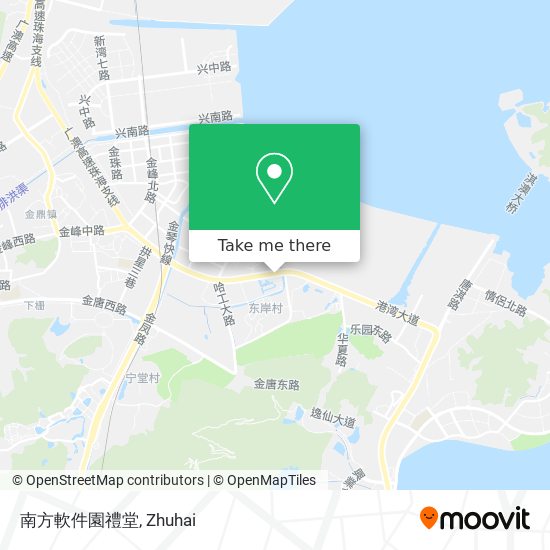 南方軟件園禮堂 map
