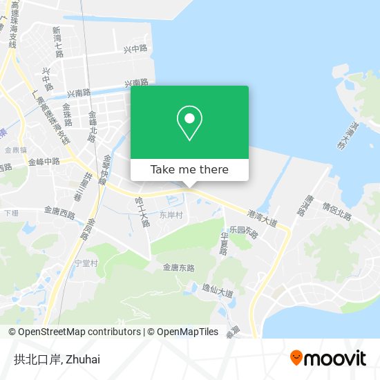 拱北口岸 map